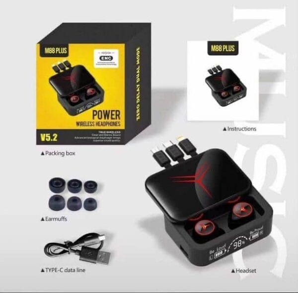M88 Plus Tws Earbuds - Image 3